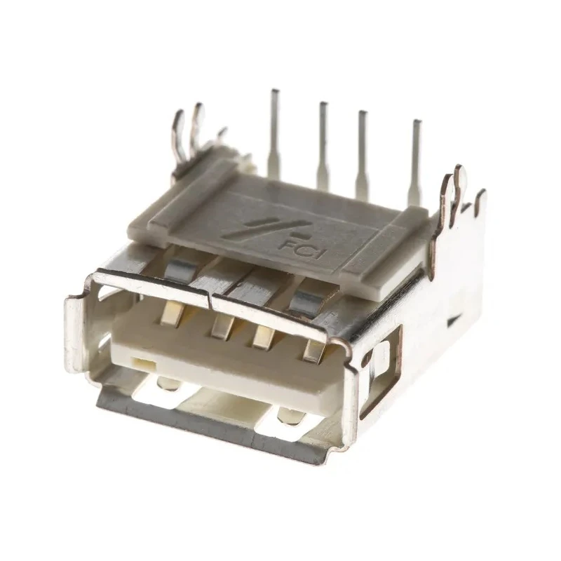 Amphenol Communications Solutions Right Angle Through Hole Female USB Type A Connector USB 2.0 2.9A 87520-0010BLF