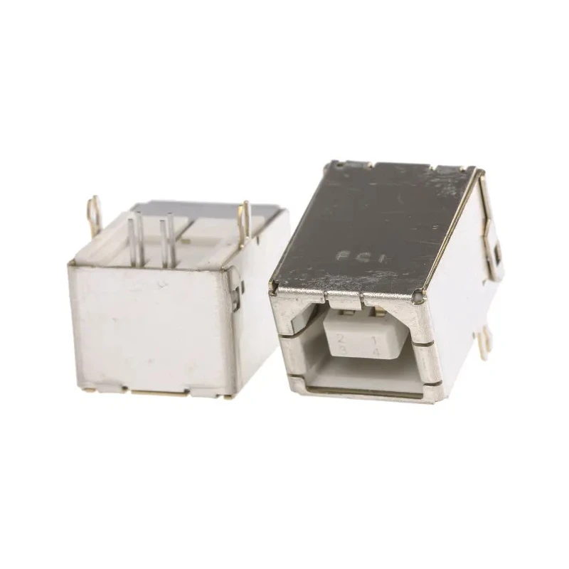 Amphenol Communications Solutions Right Angle Through Hole Female USB Type B USB Connector USB 2.0 61729-0010BLF