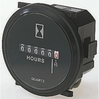 Kubler HR 76.2 Electromechanical Hour Meter Counter 6 Digit Analogue 115V AC 0.135.200.301