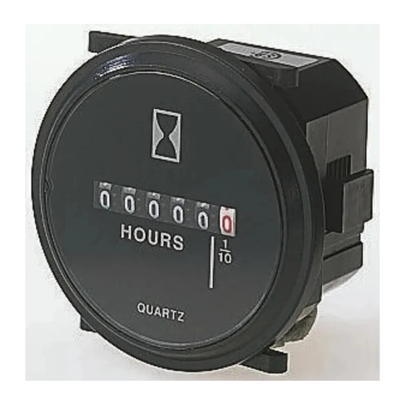 Kubler HR 76.2 Electromechanical Hour Meter Counter 6 Digit Analogue 115V AC 0.135.200.301