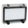 RS PRO Grey Polycarbonate IP67 Inspection Window for use with 46277-3, DIN 43880 IP67