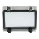 RS PRO Grey Polycarbonate IP67 Inspection Window for use with 46277-3, DIN 43880 IP67