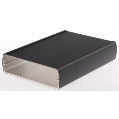 Bopla Alubos Series Black Aluminium Enclosure IP65 32 mm Height, 150 mm Length, 106 mm Width IP65
