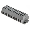 WAGO 260 Series Terminal Strip 1-Level, Grey, 1.5mm² Cable CSA, 18A, 400V, Cage Clamp 260-112