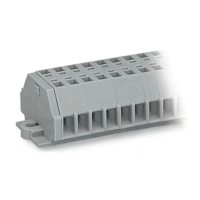 WAGO 260 Series Terminal Strip 1-Level, Grey, 1.5mm² Cable CSA, 18A, 400V, Cage Clamp 260-112