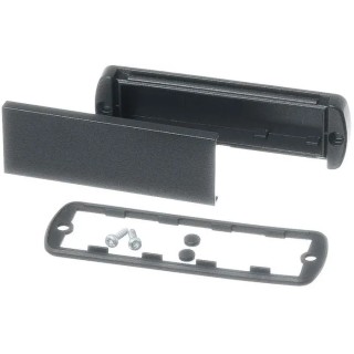Bopla Black Aluminium End Panel 108.6 mm Length 7 mm Width ABM 1000 AL 84102000 ABM 1000 AL
