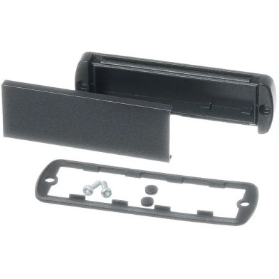 Bopla Black Aluminium End Panel 108.6 mm Length 7 mm Width ABM 1000 AL 84102000 ABM 1000 AL