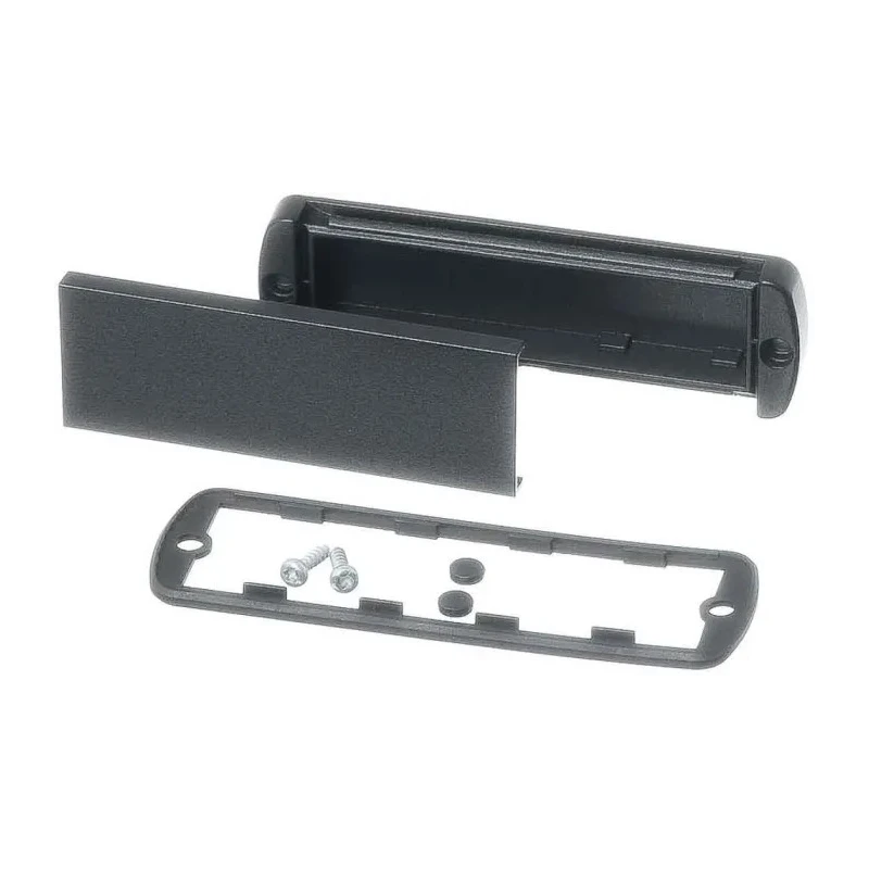 Bopla Black Aluminium End Panel 108.6 mm Length 7 mm Width ABM 1000 AL 84102000 ABM 1000 AL
