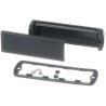 Bopla Black Aluminium End Panel 108.6 mm Length 7 mm Width ABM 1000 AL 84102000 ABM 1000 AL