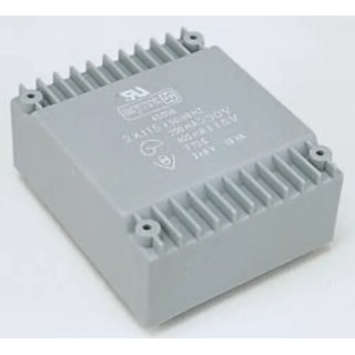 Myrra 15 V AC 2 Output Through Hole PCB Transformer, 24 VA, 230 V AC Primary, EN 61558-2-6 Compliant 45058