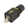 HARTING Power Connector Cable 4 Pole Format 48V 12A Male Cable Mount with Crimp Termination 09461454421