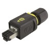 HARTING RJ45 Connector Male Cable Cat5 360° Shielded Straight 4 Port 1 Way 09451 Series 09451