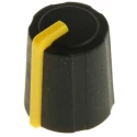Sifam Black Push-On Potentiometer Knob 11.5 mm Diameter 14.4 mm Height for 6 mm Splined Shaft 3/03/TP110-006/237/239