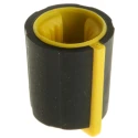 Sifam Black Push-On Potentiometer Knob 11.5 mm Diameter 14.4 mm Height for 6 mm Splined Shaft 3/03/TP110-006/237/239