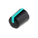 Sifam Potentiometer Knob Black Thermoplastic Elastomer Polypropylene Push-On 11.5 mm Knob Diameter 6 3/03/TP110-006/237/232