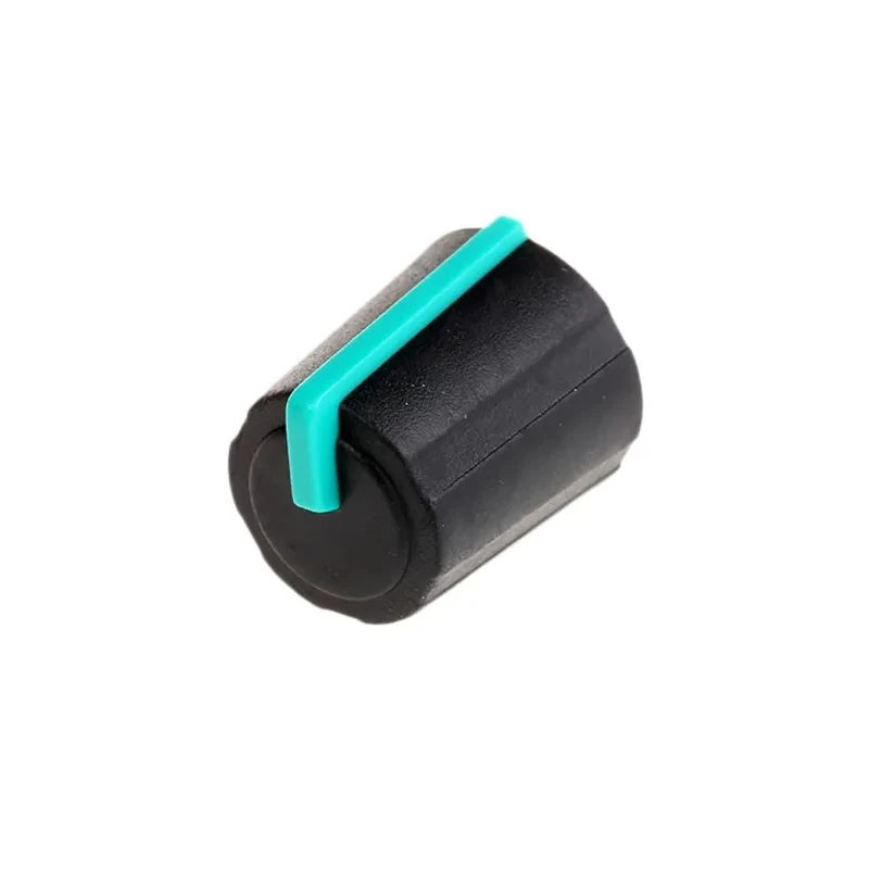 Sifam Potentiometer Knob Black Thermoplastic Elastomer Polypropylene Push-On 11.5 mm Knob Diameter 6 3/03/TP110-006/237/232