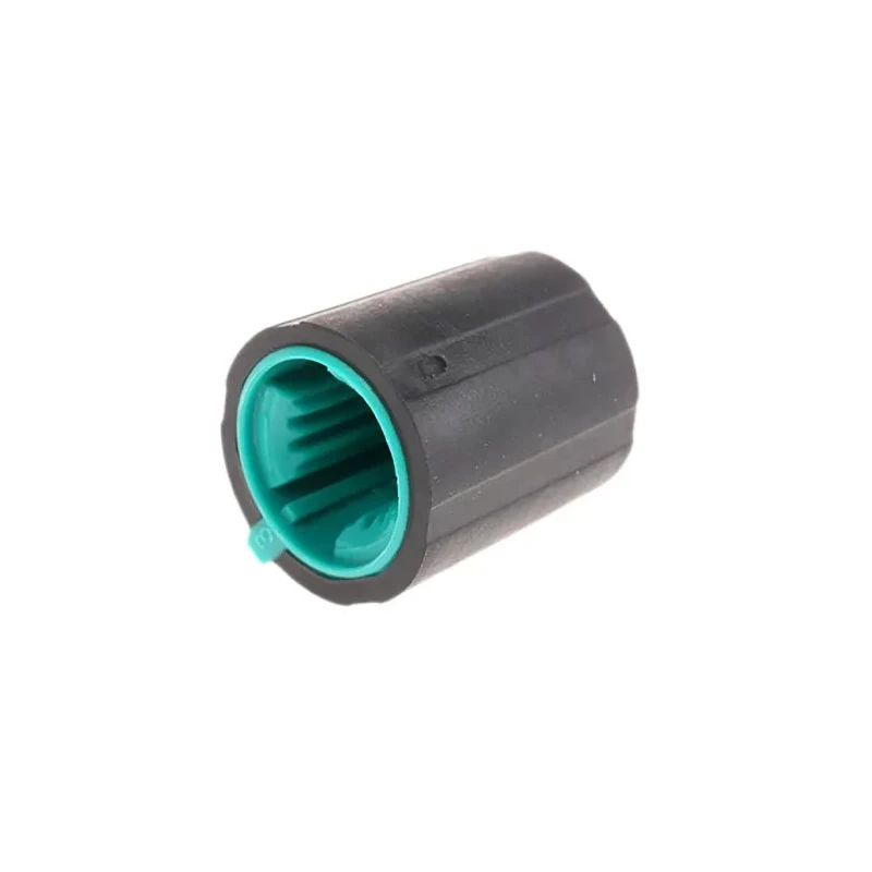 Sifam Potentiometer Knob Black Thermoplastic Elastomer Polypropylene Push-On 11.5 mm Knob Diameter 6 3/03/TP110-006/237/232