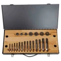 RS PRO 25-Piece High-Speed Steel (HSS) Thread Tap & Die Set, 1/4 in UNF - 3/4 in UNF, Professional Workshop Set 300-7509