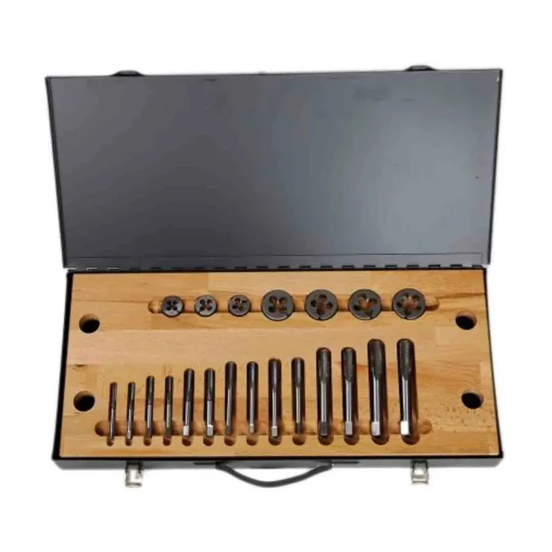 RS PRO 25-Piece High-Speed Steel (HSS) Thread Tap & Die Set, 1/4 in UNF - 3/4 in UNF, Professional Workshop Set 300-7509