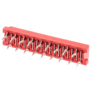 TE Connectivity Micro-MaTch Series Straight Through Hole PCB Socket, 18-Contact, 2 Row, 2.54 mm Pitch, 230V, 1.5A 8-215079-8