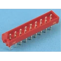 TE Connectivity Micro-MaTch Series Straight Through Hole PCB Header 12 Contact 2.54 mm Pitch 2 Row Shrouded 8-215464-2