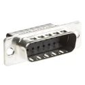 TE Connectivity AMPLIMITE HDP-20 15 Way Straight 2.74 mm Pitch Cable D-Sub Connector Male 167293-1