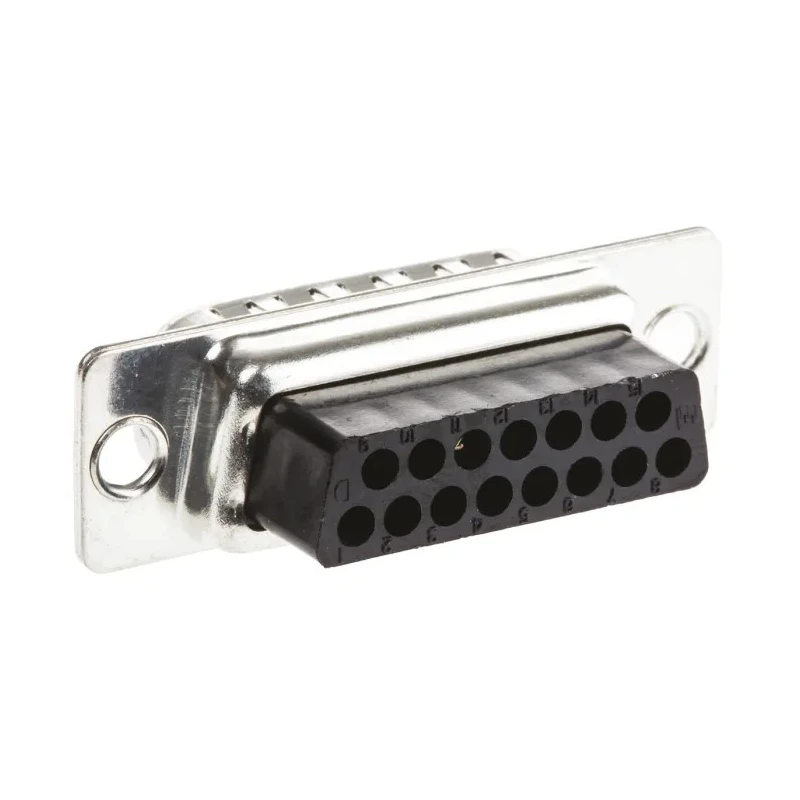 TE Connectivity AMPLIMITE HDP-20 15 Way Straight 2.74 mm Pitch Cable D-Sub Connector Male 167293-1