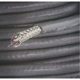 Alpha Wire DEF STAN Screened Control Cable 8 Cores 0.09mm² 28 AWG Grey Polyvinyl Chloride Sheath 100m 3308 SL033