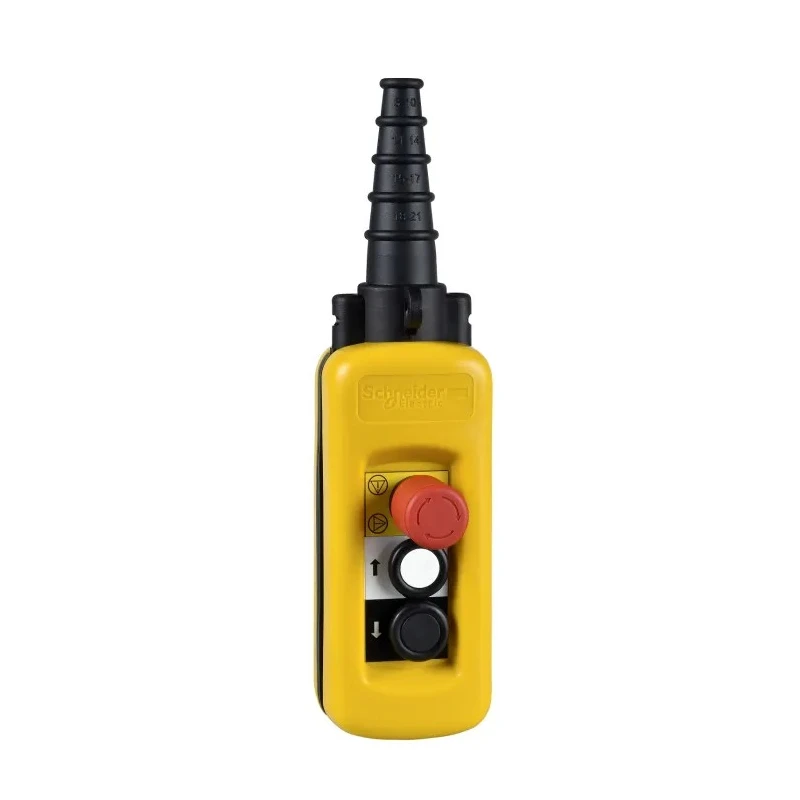 Schneider Electric DPDT Push Button Pendant Station Yellow Polypropylene XACA2713