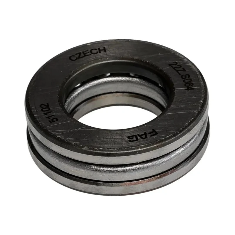 FAG 1 Row Thrust Ball Bearing 15 mm Inside Diameter, 28 mm Outside Diameter, 9 mm Race Width, Steel Cage & Balls 51102
