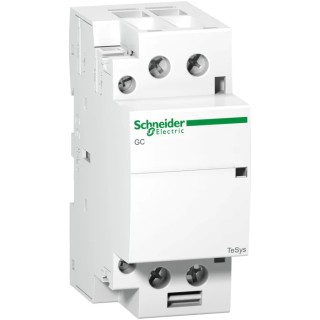 Schneider Electric TeSyS GC Contactor, 230V AC Coil, 2-Pole, 40A, 3.2W Power, 2 NO, 250V AC Contact GC4020M5