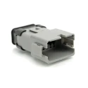 Amphenol Industrial Automotive Connector Female Grey Cable 12 Way Crimp Termination 13A IP67 AT04-12PA-SRGRY