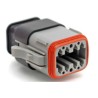 Amphenol Industrial 06 Automotive Connector Male Grey Cable 8 Way Crimp Termination AT06-08SA-SRGRY