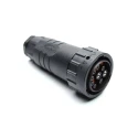 Amphenol Industrial Circular Connector 9 Contacts Cable Standard Socket Female 24V IP67 IP69K AHDP06-24-91S-BS1-K06M