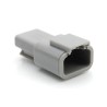 Amphenol Industrial Automotive Connector Female Grey Cable 3 Way Crimp Termination 7.5A IP67 ATM04-3P