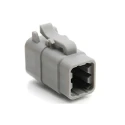Amphenol Industrial Automotive Connector Male Grey Cable 6 Way Crimp Termination ATM06-6S