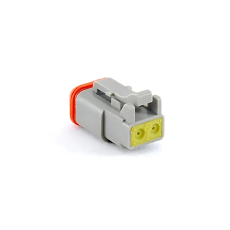 Amphenol Industrial 06 Automotive Connector Male Grey Cable 2 Way Crimp Termination AT06-2S-RD01