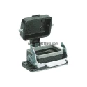 HARTING Heavy Duty Power Connector Housing Base Panel Bulkhead Mount Die Cast Aluminium IP65 09370060318