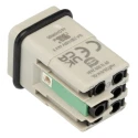 HARTING Heavy Duty Power Connector Insert 16A 600V Cable Mount, Male 5 Contacts 09120052634