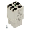 HARTING Heavy Duty Power Connector Insert, Female, 16A, 600V, 5 Contacts, 0912 Series 09120052734