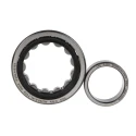FAG 25 mm ID Roller Bearing, 52 mm OD, Race Width 15 mm, Open End Type NU205-E-XL-TVP2