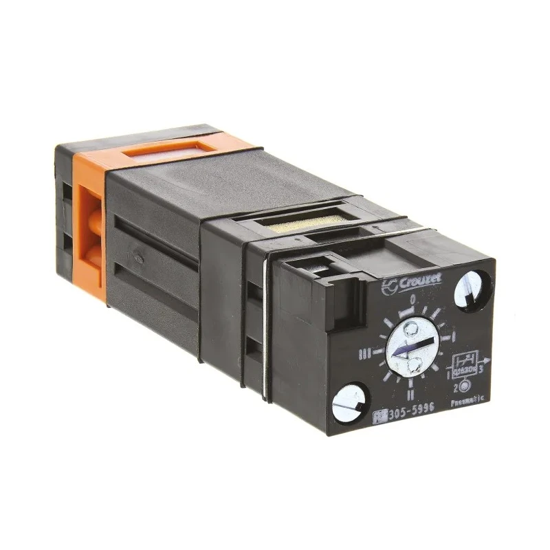 Crouzet Pneumatic Timer, Adjustable Positive Time Delay, Operating Pressure 2 to 8 bar, Temperature Range -5°C to 81503720