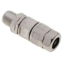 Harting Industrial Circular Connector 4 Contacts Cable M12 Plug Male IP65 IP67 Polymer Housing 21038811405