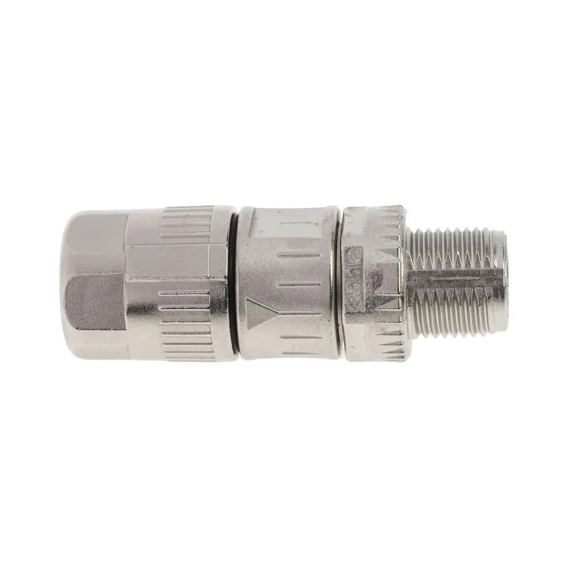 Harting Industrial Circular Connector 4 Contacts Cable M12 Plug Male IP65 IP67 Polymer Housing 21038811405