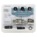 Harting Industrial Circular Connector 4 Contacts Cable M12 Plug Male IP65 IP67 Polymer Housing 21038811405