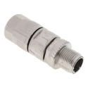 Harting Industrial Circular Connector 4 Contacts Cable M12 Plug Male IP65 IP67 Polymer Housing 21038811405