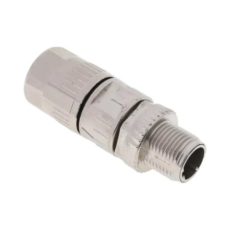 Harting Industrial Circular Connector 4 Contacts Cable M12 Plug Male IP65 IP67 Polymer Housing 21038811405