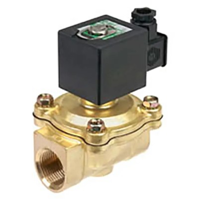 EMERSON ? ASCO Solenoid Valve 2 Port NC Brass Body 24V DC 10 Bar Max Pressure SCG238A046.24/DC