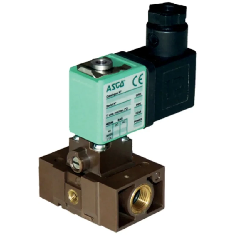 EMERSON ? ASCO 3 Port Normally Closed Solenoid Valve 24V DC 1mm Orifice Diameter 10900001.24/DC