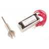 Mecalectro Linear Solenoid 12V 2W Continuous Duty 30mm Length 12.7mm Width 10mm Depth Model 8.M10 02 62 12 VCC 100%